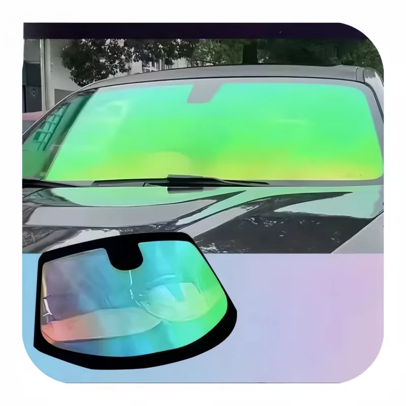 

99% Protection Chameleon Blue/Green/Red Mirror Window Film Polaroid Windshield Window Film