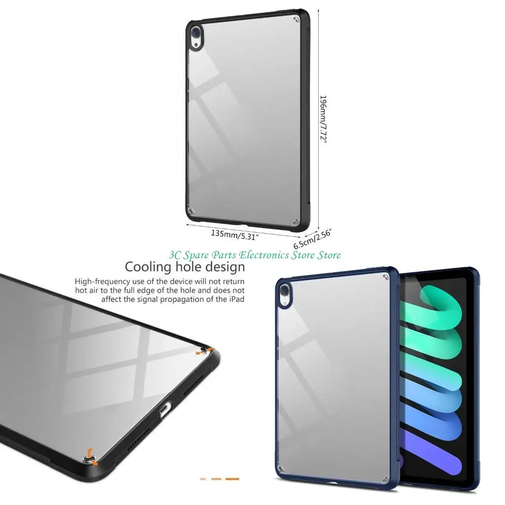 

SZ for mini6 2021 8.4inch Tablet Anti-Drop Shockproof for Case TPU Protective for