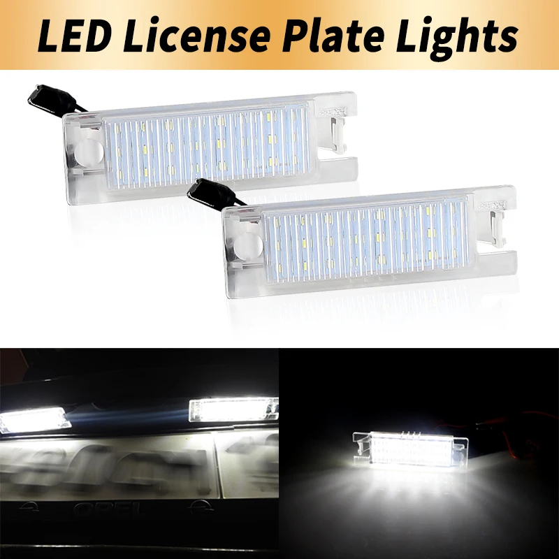 Lâmpada led para placa de identificação, 2 peças, para chevrolet malibu 13-16 camaro 14-20 volts 11-19 cruze 2016-up conjunto de luz branca para placa de licença