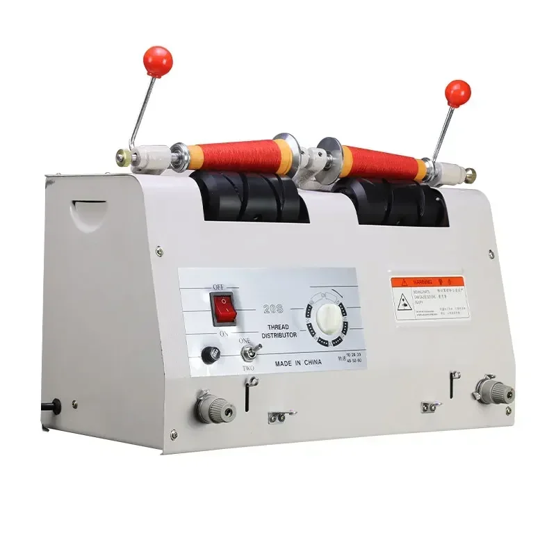 New 220VSewing Double-head Splitting Machine Wire Winder Reel Machine Wire Machine