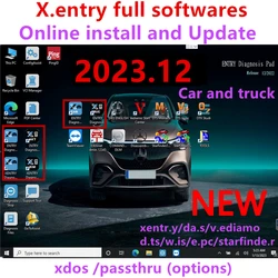 Xentry Software Completo para Windows, Starfinder, Instalação e Atualização, das Vediam. o, wi.s, ep.c, c4, c5, c6, Openport 2.0, 2023.12