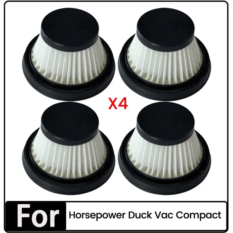 A40Z-4PCS Replacement Filter For Horsepower Duck Vac Compact Vacuum Cleaner Washable Filter Vacuum Parts