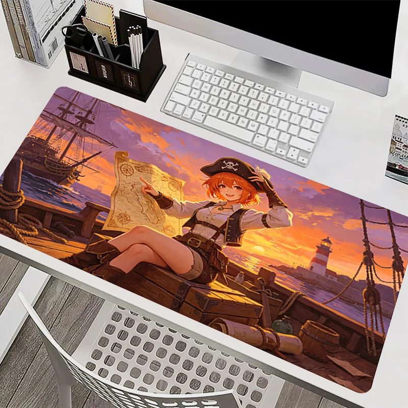 Mouse Pad O-one P-piece Nami E-sports Players Mousepad Game Rubber Keyboard Pad 90x40cm Office Computer Mouse Mat Anime Desk Mat - view 6