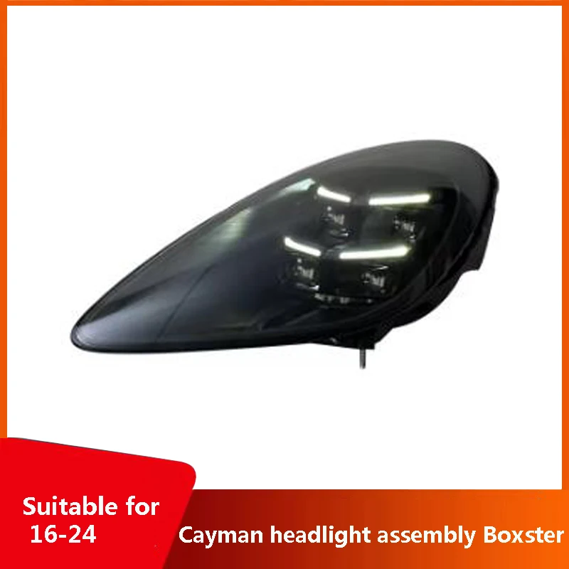 

Suitable for 16-24 Porsche Cayman headlight assemblies Boxster refitting 718LED daytime running headlights.