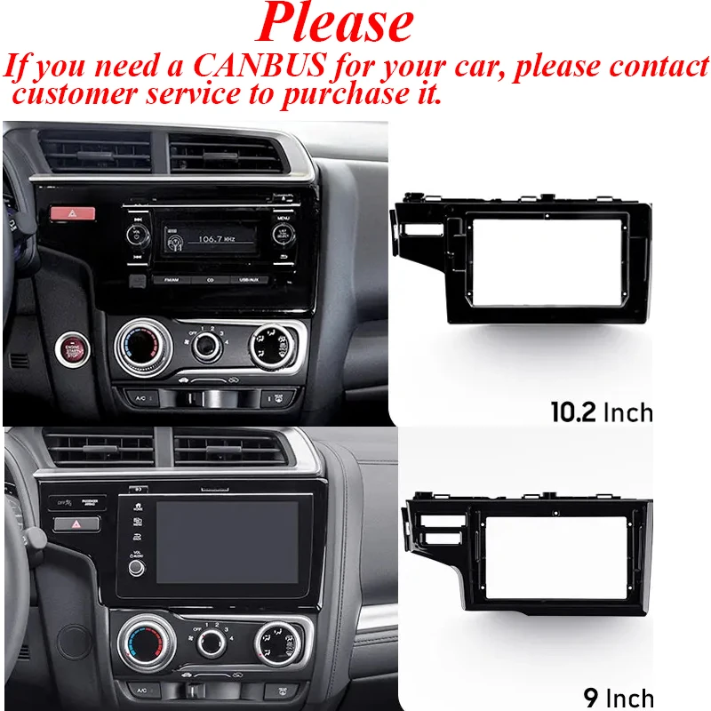 For Honda Jazz 3 2015-2020 Android13 NO 2DIN for Fit 3 GP GK 2013-2020 LHD Radio Stereo Multimedia Car Player GPS Navigation DVD