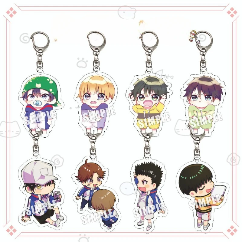 Echizen Ryoma Tezuka Kunimitsu Fuji Syusuke популярный аниме двумерный периферийный акриловый брелок крутой подвеска на рюкзак