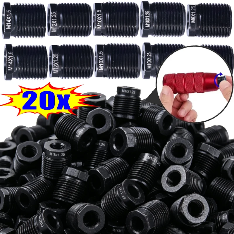 Car Tuning Handle Adapter for Knob Adapter Converter Female M8-M14 Threaded Aluminum Shift Knob Adapter Shift Accessories