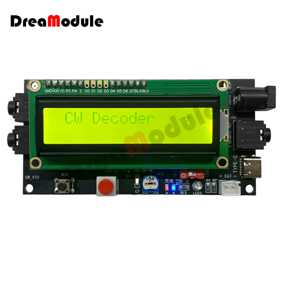 CWデコーダ モールス信号リーダー 5-12V DC