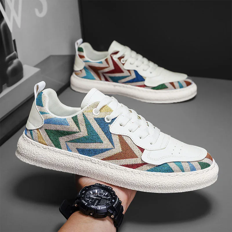 

Новая обувь в уличном стиле 2025 года — острые туфли для скейтбординга, ретро-американские, толстая подошва, повседневные и модные, комфорт для пеших прогулок