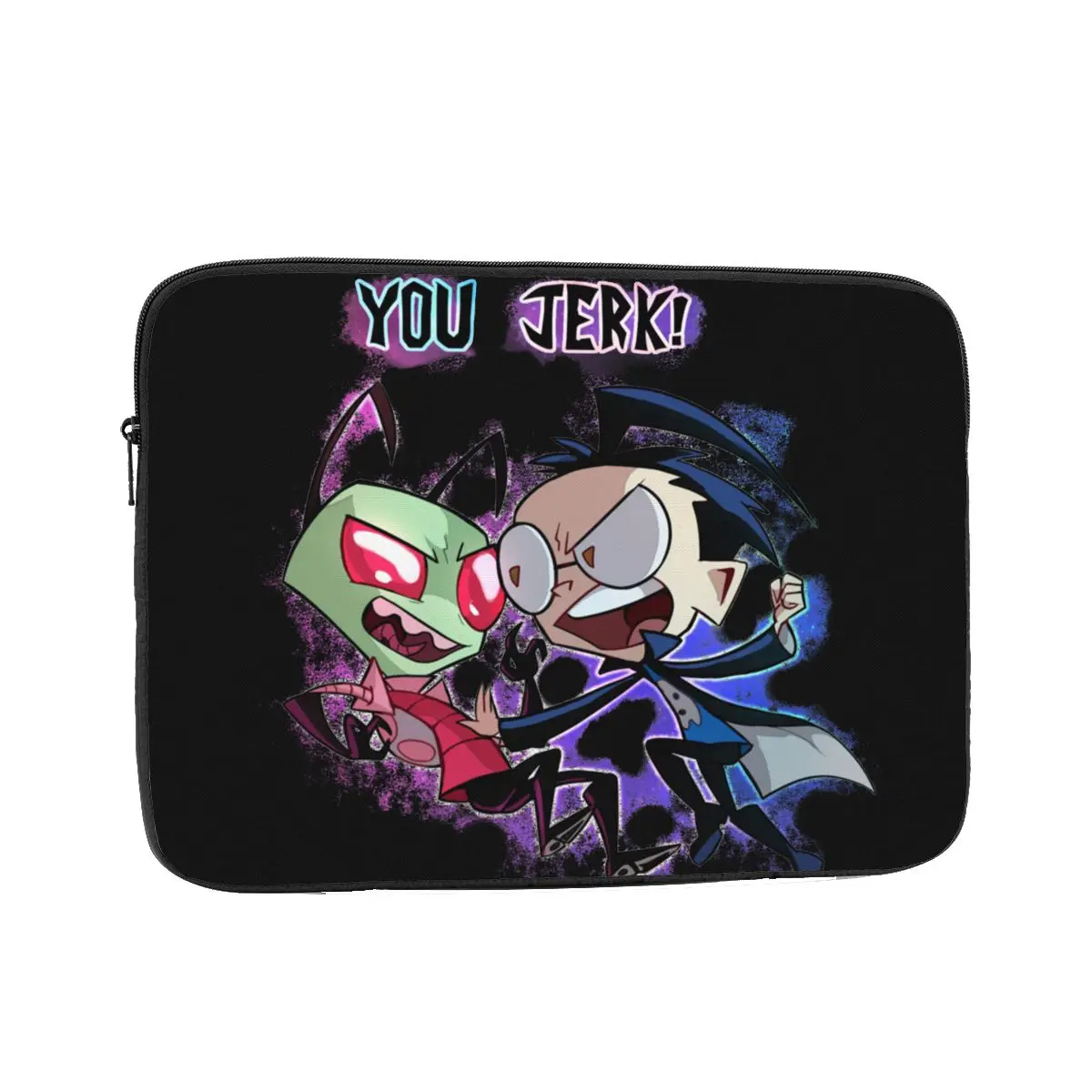

Zipper Laptop Notebook Bag Case Invader Zim Tablet Sleeve Case You Jerk 12 13 15 17 Inch Shockproof Case Bag