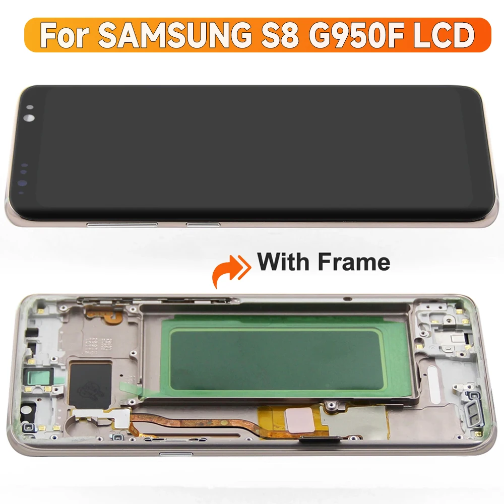 AMOLED For Samsung S8 LCD Display Digital Touch Screen Replacement For Samsung S8 G950 G950F G950F/DS Screen