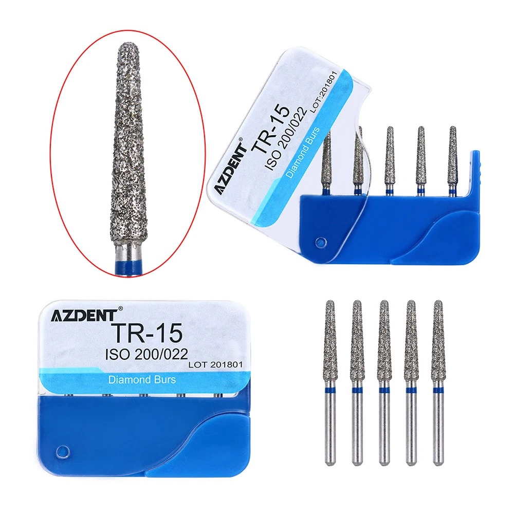 20 Boxen AZDENT Dental Diamantbohrer FG 1,6 mm für Hochgeschwindigkeits-Handstücke, mittlere Polierbohrer, Laborinstrumente, Zahnarztwerkzeuge – Detail 3