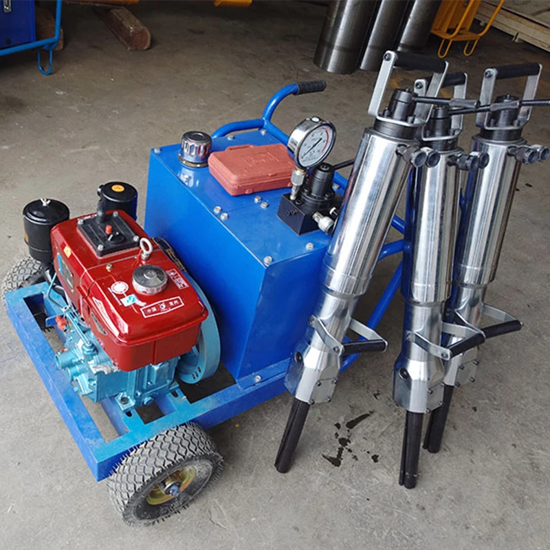 New Portable Hydraulic Rock Splitting Machine Concrete Crushing Equipment Simple Operation Rock Mines Concrete Splitter