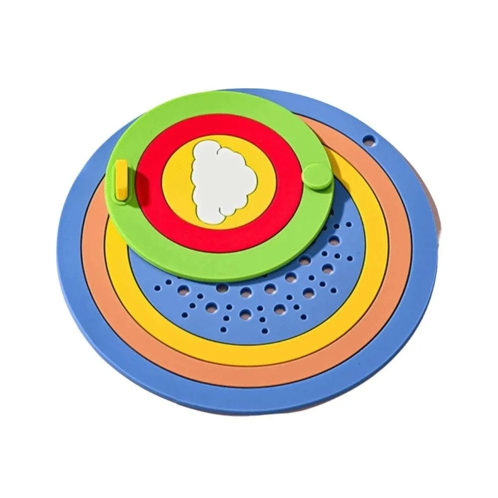 

Durable Cartoon Rainbow Floor Drain Cover Thickened Soft Bathroom Drain Stopper Simple Silicone Pad Shower Suction Cup Bathroom