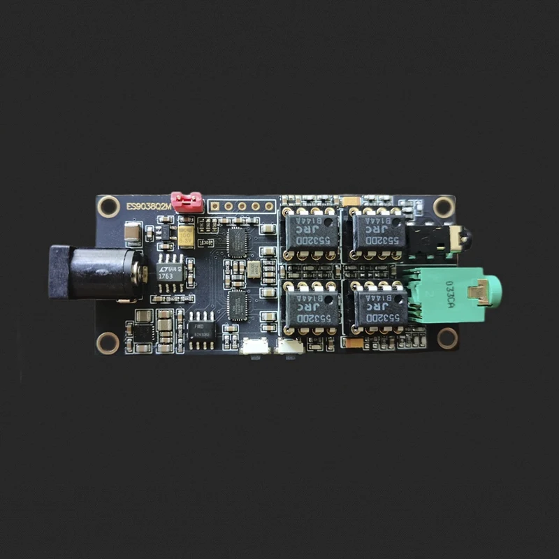 Dual ES9038Q2M Decoding Board I2S Input ES9038 Asynchronous USB Module Can Be Matched With Italian Interface Easy Install