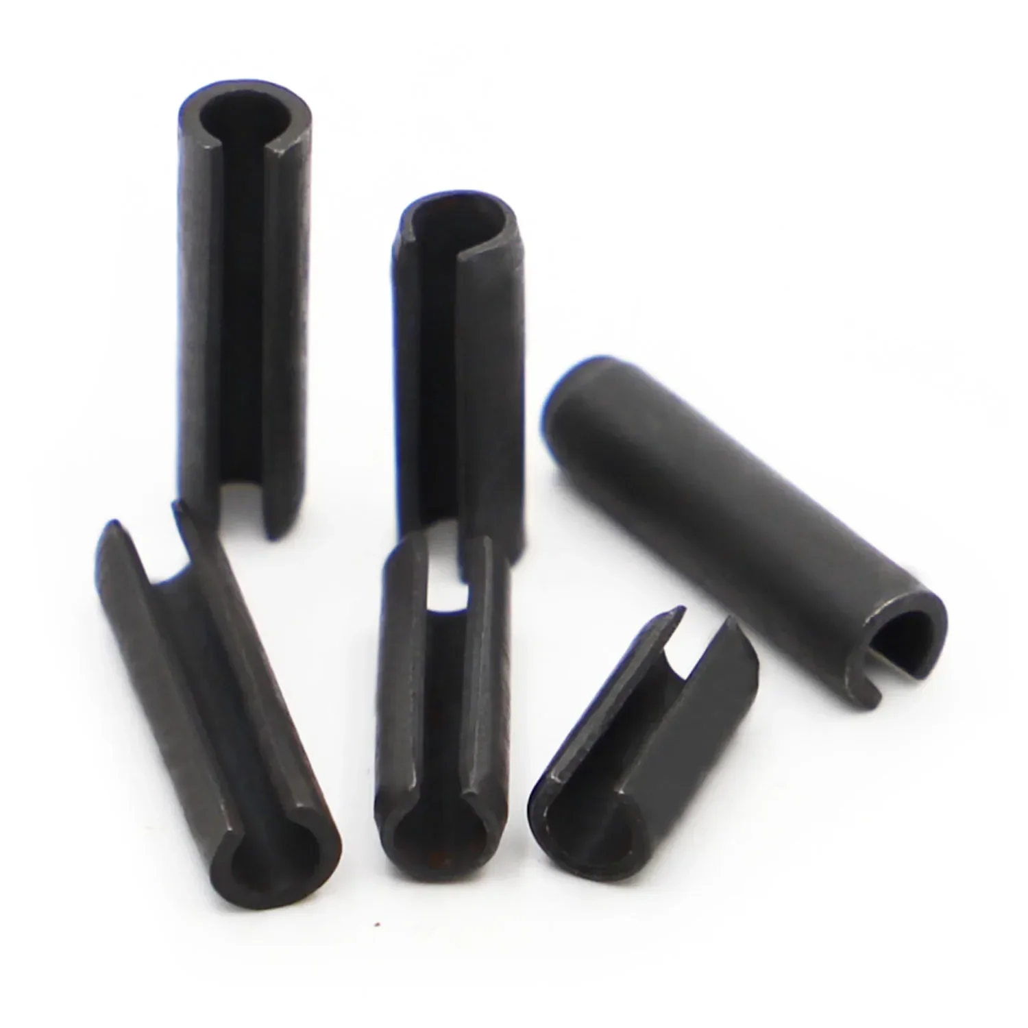 Black Steel GB879 Elastic Cotter Cylindrical Positioning Tension Dowel Roll Spring Pin M1.5 M2 M2.5 M3 M4 M5 M6 M8 M10