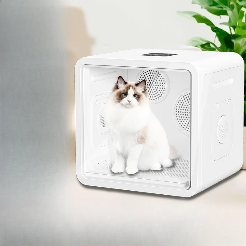 

Cat Pet Drying Box Double Motor Automatic Blow Dryer Household Hair Blowing Drying Artifact Blowing Water Dog