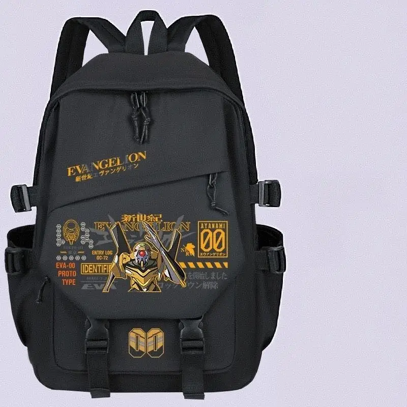 Neon Genesis Evangelion Backpack Cute Fashion Cartoon Personalized Creative Student Large-Capacity School Bag Gift for Friends view 6