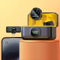 Micrófonos Lavalier inalámbricos J6, micrófono de solapa Plug & Play para grabación de vídeo perfecta, Vlogging, transmisión en vivo y entrevistas