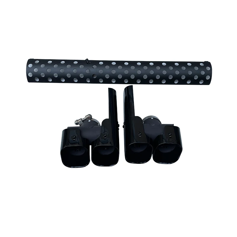 ماسورة عادم من الفولاذ المقاوم للصدأ مع غطاء طرف كاتم صوت جديد طرف عادم للمدافع LR 2020-2023 #1