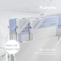 4 unids/set Clip triangular Ins simplicidad Clips de papel coreanos carpeta de encuadernación de libros de archivo de Color sólido papelería encantadora suministros para estudiantes