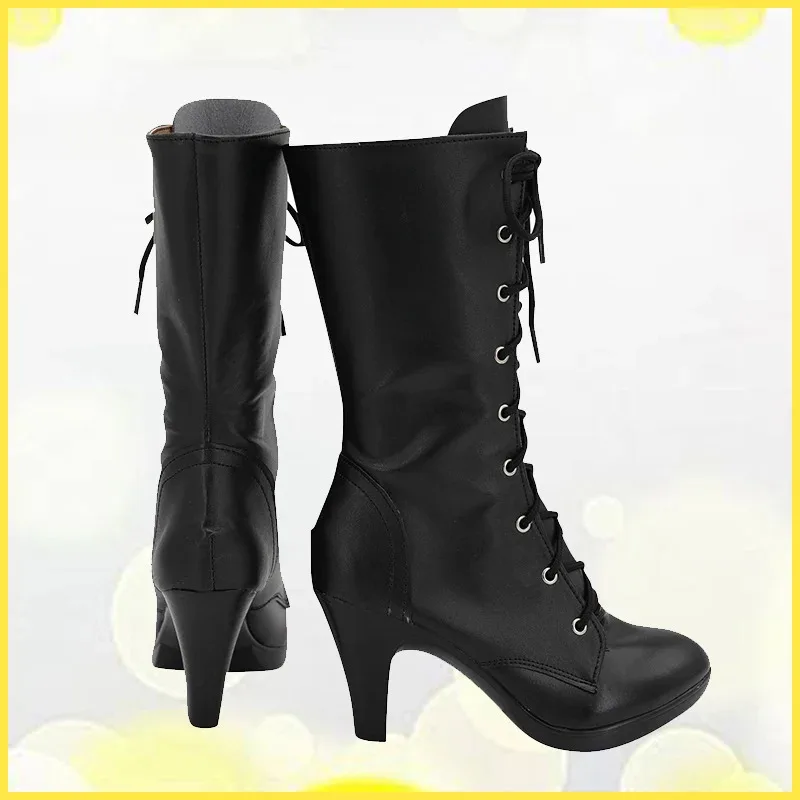 لعبة فاينل فانتسي FF7 طبعة جديدة من تيفا أحذية كوسبلاي أحذية دعائم لحفلة الهالوين لعب الأدوار مصنوعة حسب الطلب Aksesori #4