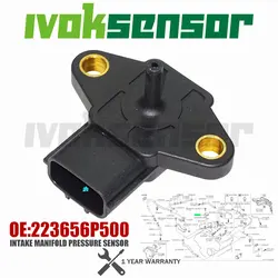 PS66-01 Turbo Boost Intake Manifold MAP Pressure Sensor 223656P500 223656P510 For Nissan Hitachi Skyline R34 2.5 Di 2002-2005