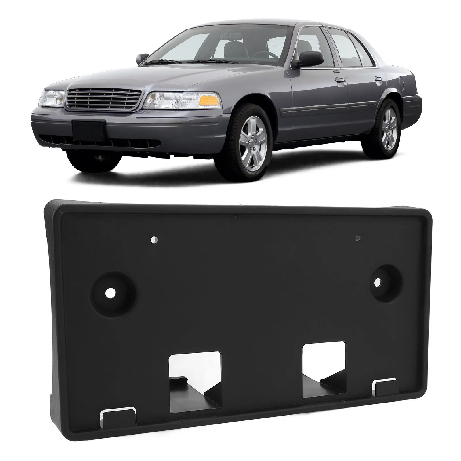 

Front Grille License Plate Bracket 6W7Z17A385AA Bumper License Plate Mount Holder for Crown Victoria 1998 to 2011