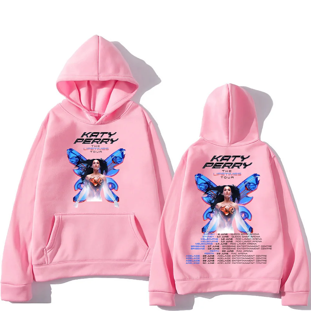 

Autumn Winter Clothing Katy Perry Fashion Hoodie Katy Perry The Lifetimes Tour Sweatshirt Unisex for High Street Two Sides Hoody