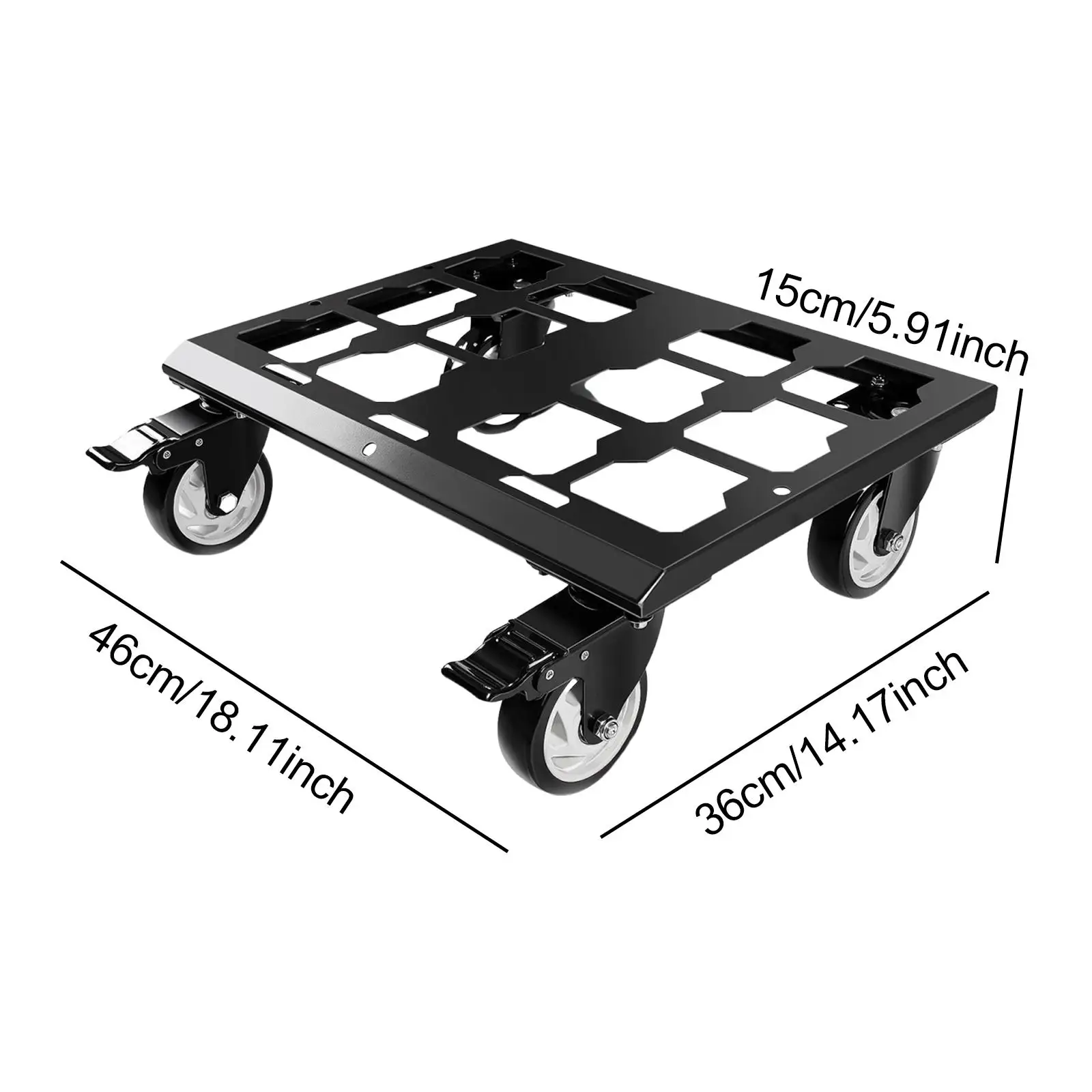 Furniture Dollys Four Wheels Durable Carbon Steel Tool Carrier Cart for Moving Large Toolboxes