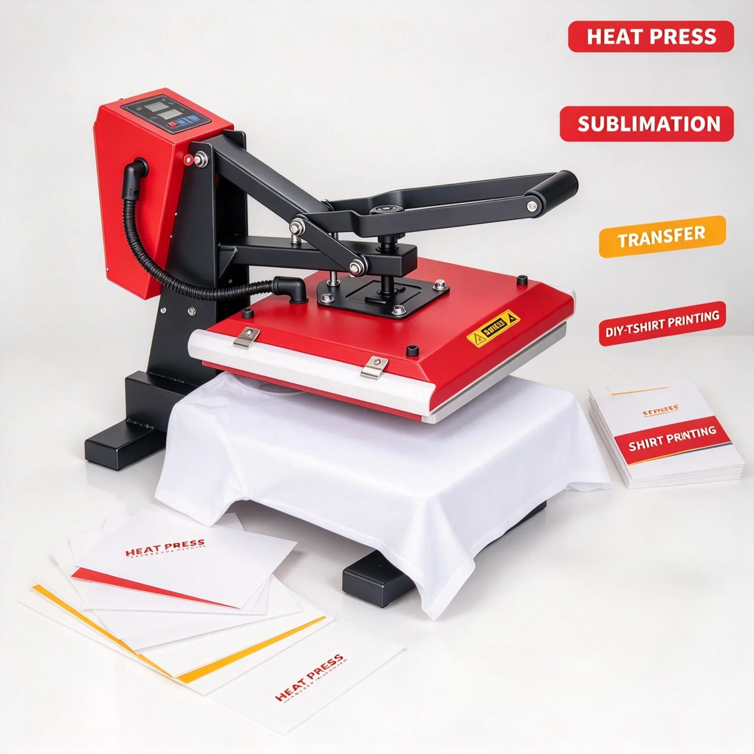 Label Printer Heat Press Machine Sublimation Transfer Printer DIY T-shirt Pocket Sock Heat Transfer Printing For Custom Pattern
