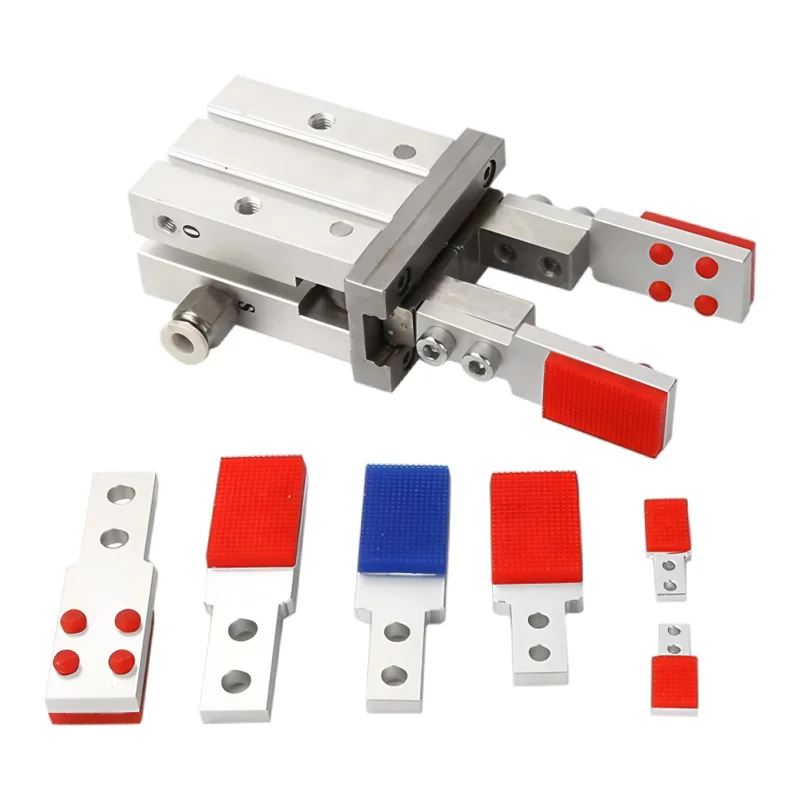 RK10-25 Pneumatic Finger Fixture Claw Head MHZ2-10/16/20/25D Finger Accessory HMMK16/20 Porous Tape Rubber Pad KTHMMK16/20 PK10