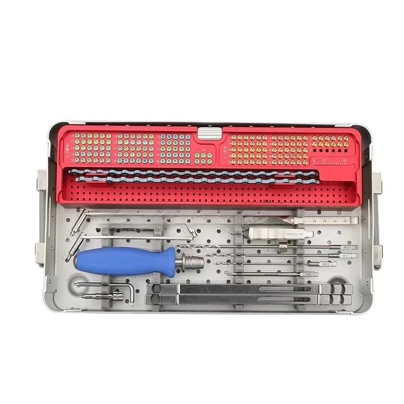 

10 11.5mm Animal Pet Surgical Titanium Locking System Veterinary Instruments Orthopedic Set