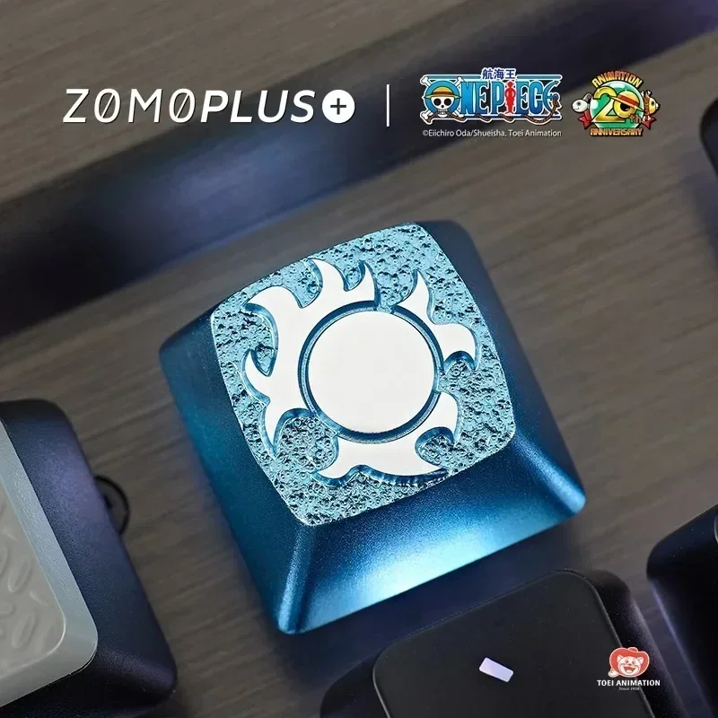 ZOMO PLUS ONE PIECE SERIE STRAW HAT CREW ALUMINUM ARTISAN KEYCAP MECHANICAL KEYBOARD KEYCAP