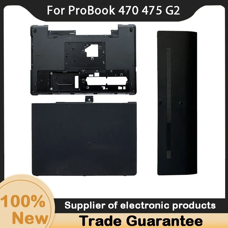 New For HP ProBook 470 475 G2 Laptop Bottom Case E Shell 768374-001 AP15B000700 AP15B000600