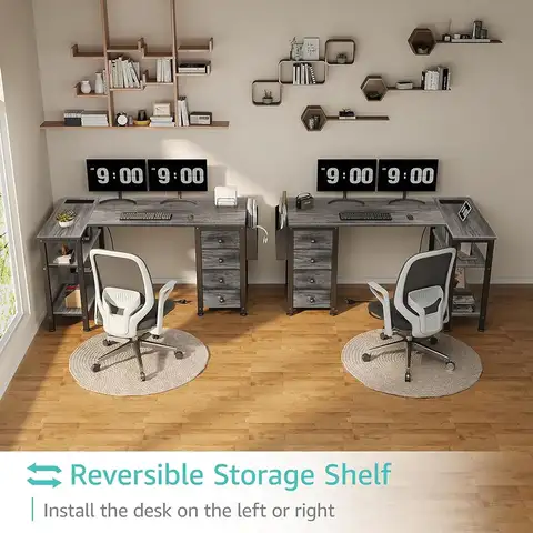 10 best sales L-format skrivbord - №6