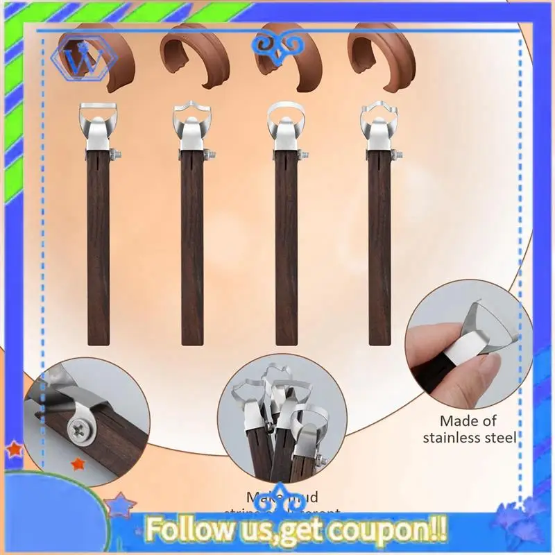 

Простой в использовании скребок для скульптуры, инструмент для резьбы по керамике, инструменты для изготовления керамической ручки, инструменты для обрезки керамики, инструменты для лепки глины, 4