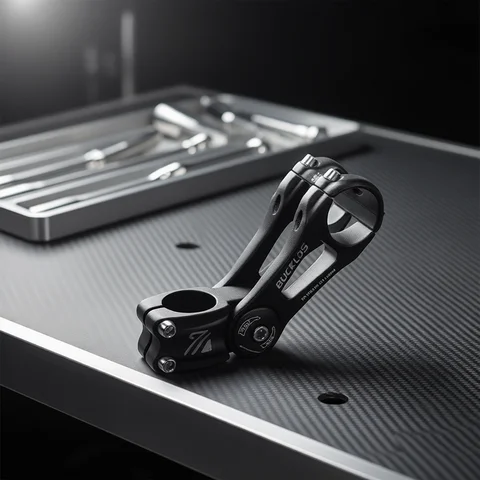 BUCKLOS Bike Adjustable Stem 3D Forged 90/110/130/145mm Bicycle Handle Table Durable Cycling Bar Power Stem for 25.4mm 31.8mm