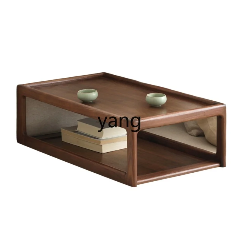 

LH black walnut tea table tatami tea table balcony bay window kang table