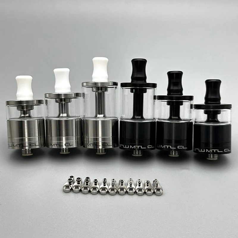 

vape Dvarw MTL CL RTA 22 мм 316SS 2 мл/3,5 мл/5 мл восстанавливаемый бак с одной катушкой Vape испаритель с 11 шт. вставкой AFC