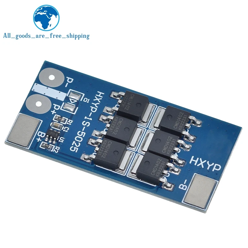 TZT 1S 3.2V 3.7V 24A LiFePO4 Li-ion Lithium Battery Protection Board BMS PCB PCM Cell Pack Overcharge Over-discharge Protect