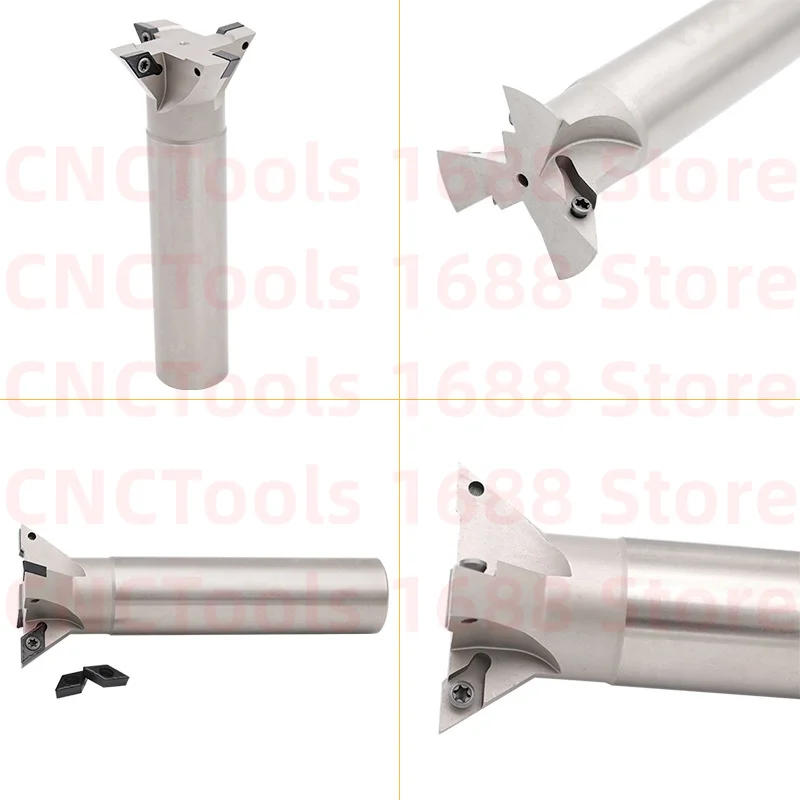 YW45 YW55 YW60 Dovetail Milling Cutter Tool Shank T Grooving Straight Handle 45 55 60 Degree V Slot Endmill Tongue Groove Holder