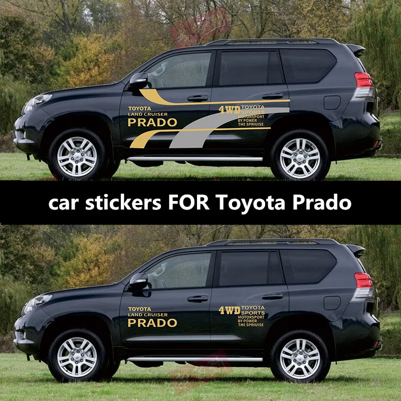 

New Customized Car Sticker Film FOR Toyota Prado 2010-2022 Appearance Fashion Decoration Professional Sports Vinyl Film