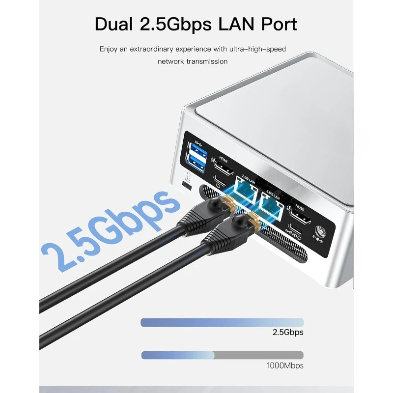 Mini PC Venus Series NAB9 Core i9-12900HK di 12a generazione (14°C/20T, fino a 5,0 GHz) Micro PC SSD da 32 GB DDR4 512G PCIe4.0, doppio 2.