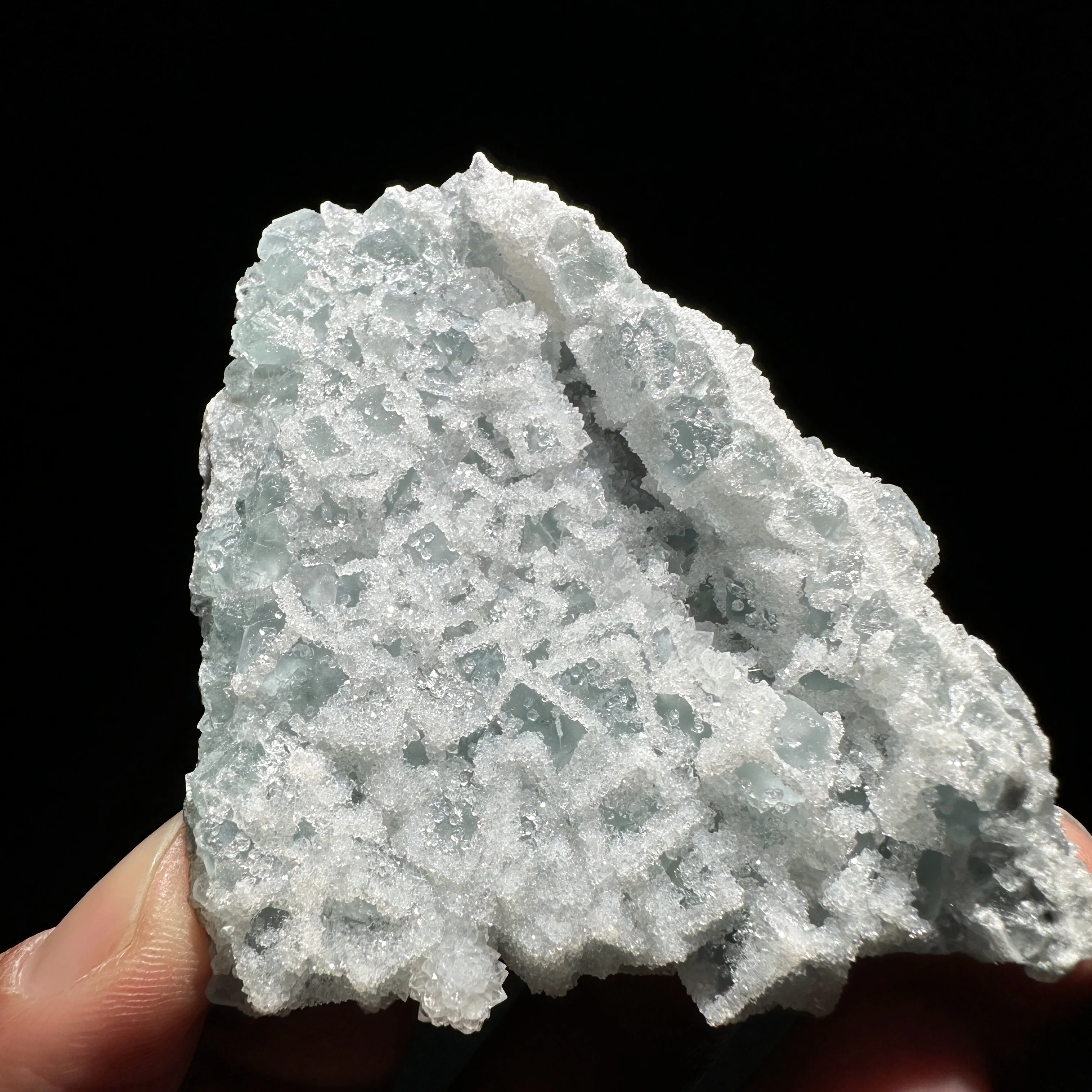 

Natural Fujian Shiny Granulated Sugar Fluorite Specimen Crystal Mineral Cluster Healing Stone Feng Shui Crystal Room Decor