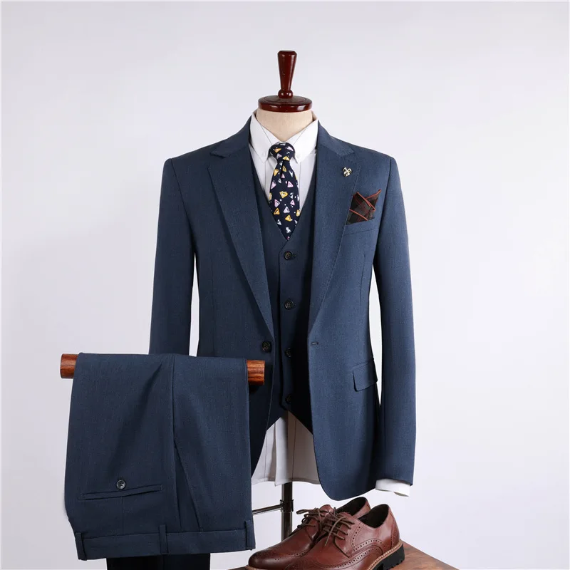 (8) Men's Korean-style slim fit suit