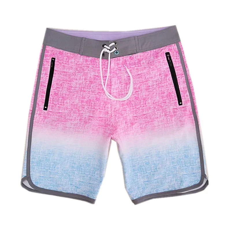 New Four sided Elastic Anti splash Beach Pants for Men - No Logo Light Board Sports Surfing Shorts Can be added as a brand