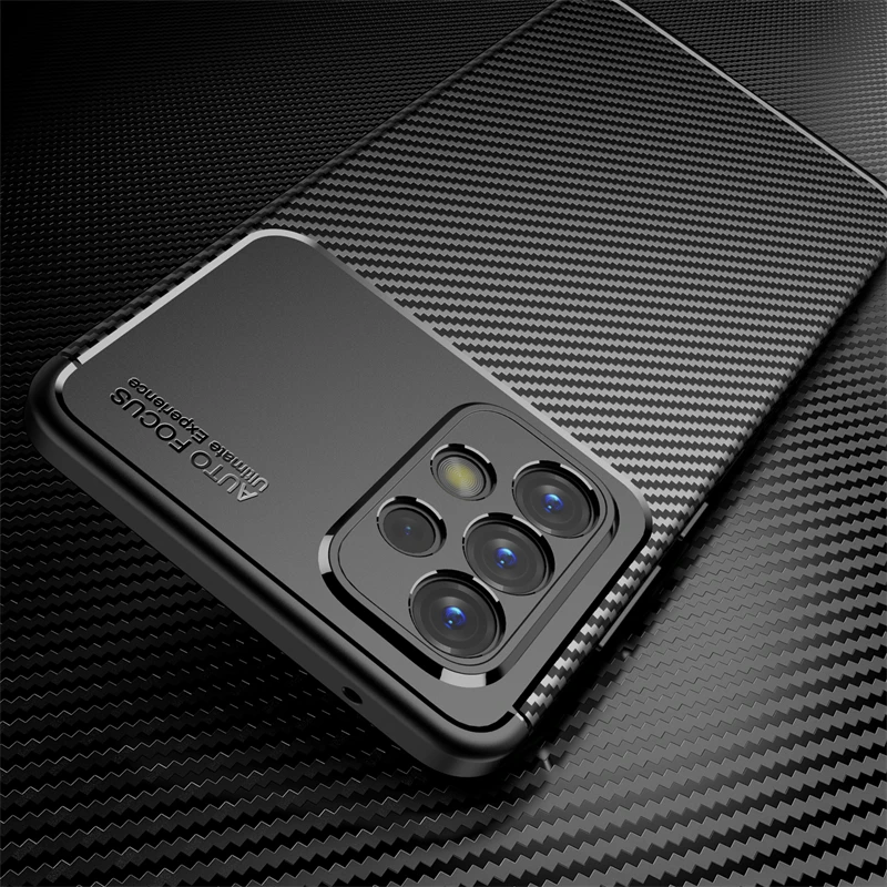 For Samsung Galaxy A33 5G Case Silicon Slim Carbon Fiber Case For Samsung A33 5G Case Cover For Samsung A33 A53 A52S A15 A35 S24