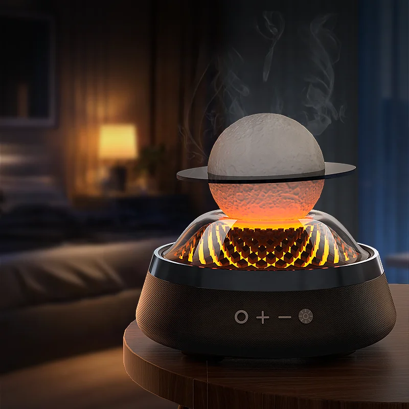 

New Planet Portable Aroma Speaker with RGB Ambient Light Sleep Aid, Battery-Powered Soothing Healing Speaker