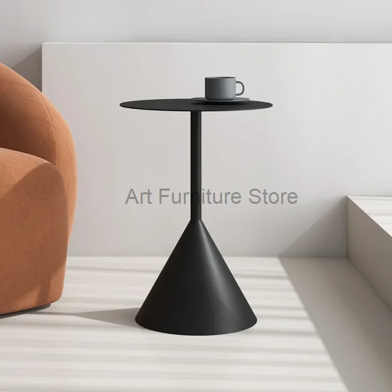 

Light Luxury Iron Edge A Few Living Room Sofa Side Table Corner A Few Balcony Bay Window Coffee Table Bedroom Bedside Table